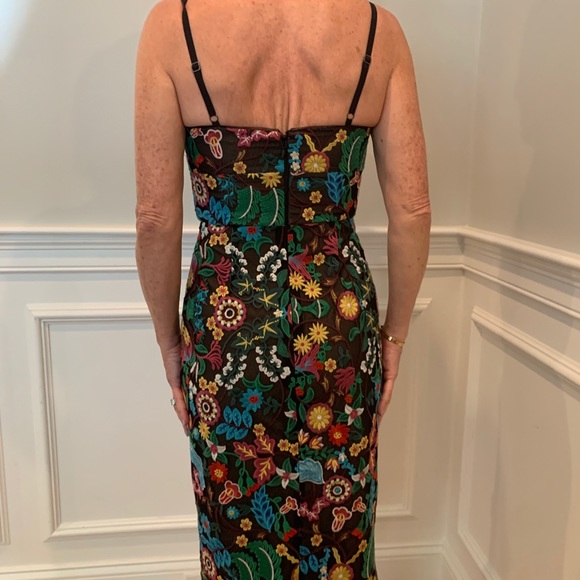 New BCBG Floral MIDI Dress size 2 - Picture 2 of 3